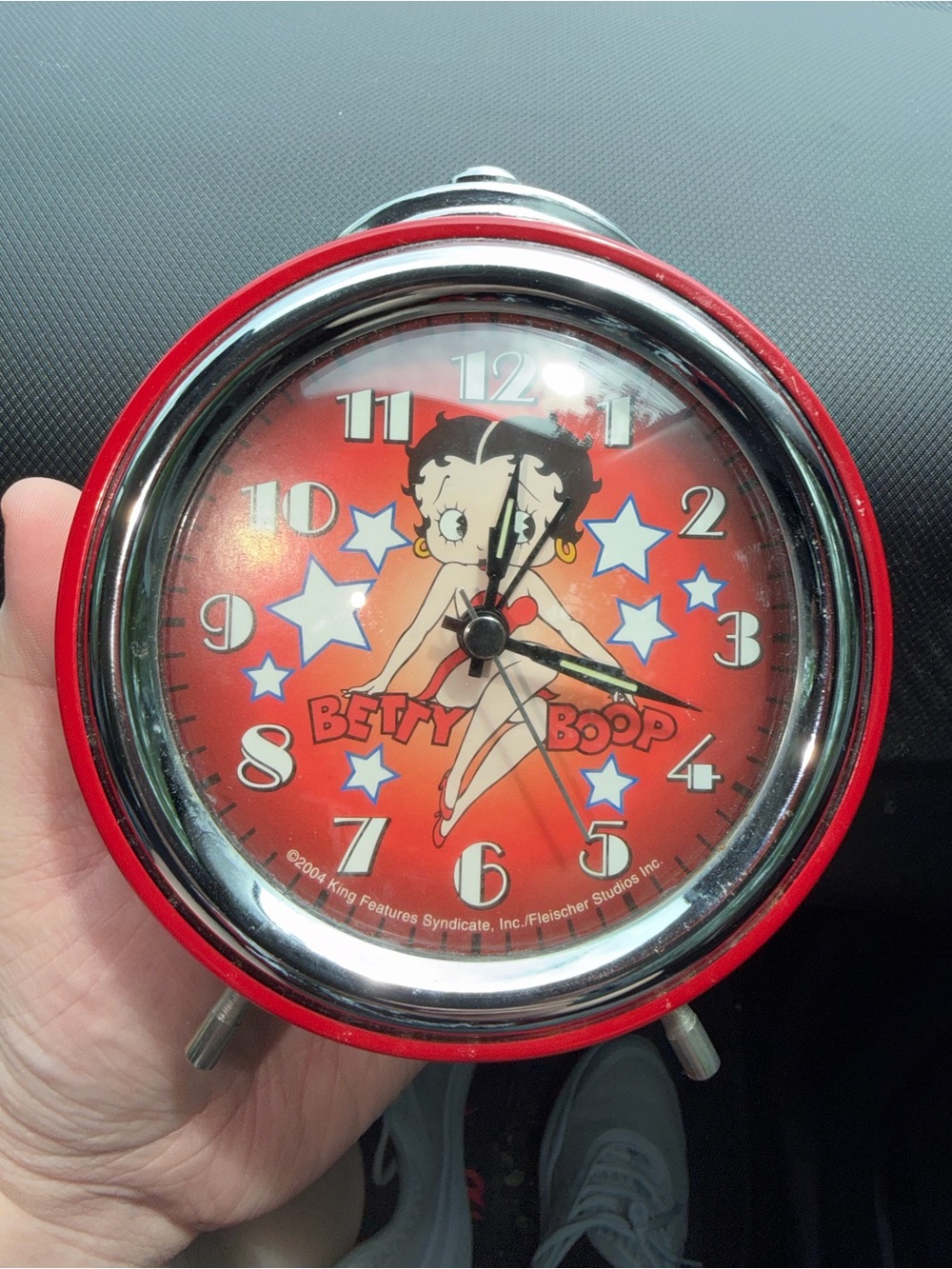 King Features Syndicate Fleischer Studios Inc Betty Boop Alarm Clock Used Pre O.